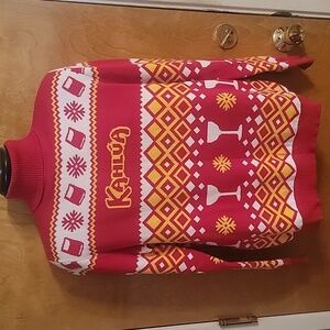 Red and Yellow Kalua Ugly Christmas Sweater Adult Size Large